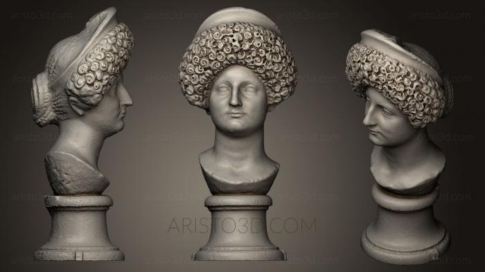 Busts and heads antique and historical (BUSTA_0373) 3D model for CNC machine